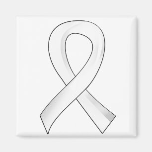 Lungenkrebs Perl Ribbon 3 Magnet