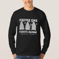 Lungenkrebs White Ribbon Gnome