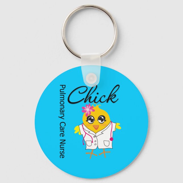 Lungenpflege Krankenpflege Chick v2 Schlüsselanhänger (Vorderseite)