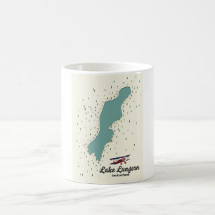 Lungernsee Schweiz Karte Kaffeetasse