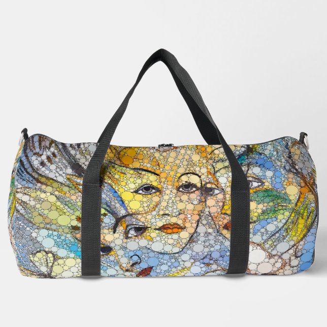 Lunis, Unendlichkeit Punkte nach Francis Picabia Duffle Bag (Vorderseite)