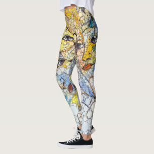 Lunis, Unendlichkeit Punkte nach Francis Picabia Leggings