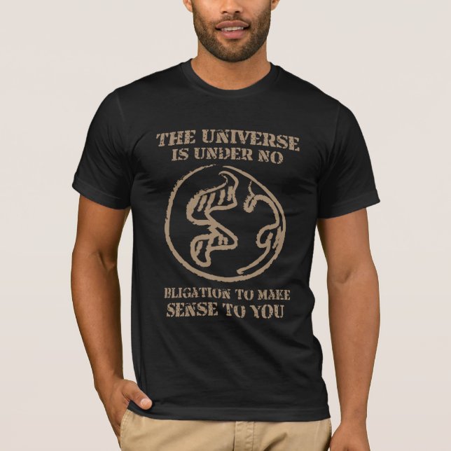 L'univers est sous aucun T-shirt drôle (Devant)