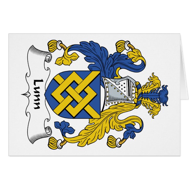 Lunn Familienwappen (Vorderseite (Horizontal))