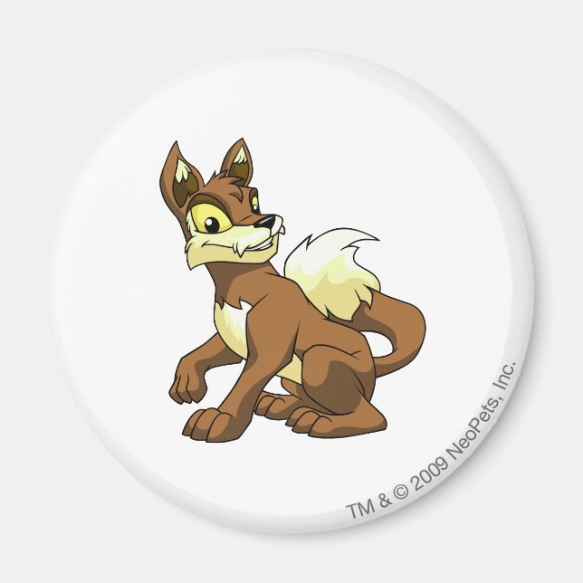 Lupe Brown Magnet (Vorne)