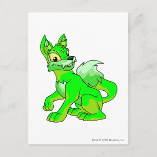 Lupe Glows Postkarte