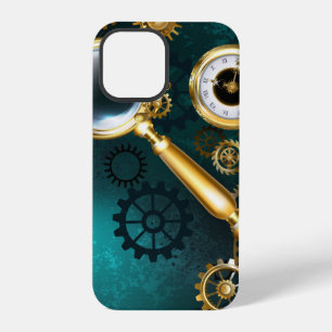Lupe im Steampunk-Stil iPhone 12 Pro Hülle
