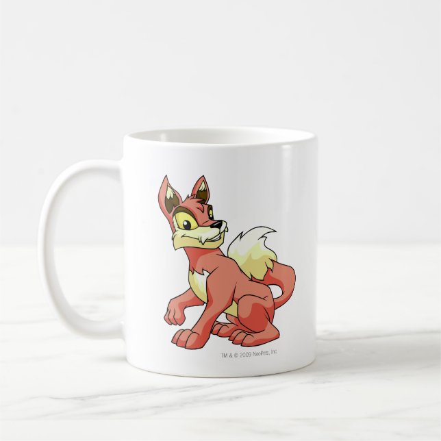 Lupe Rot Kaffeetasse (Links)