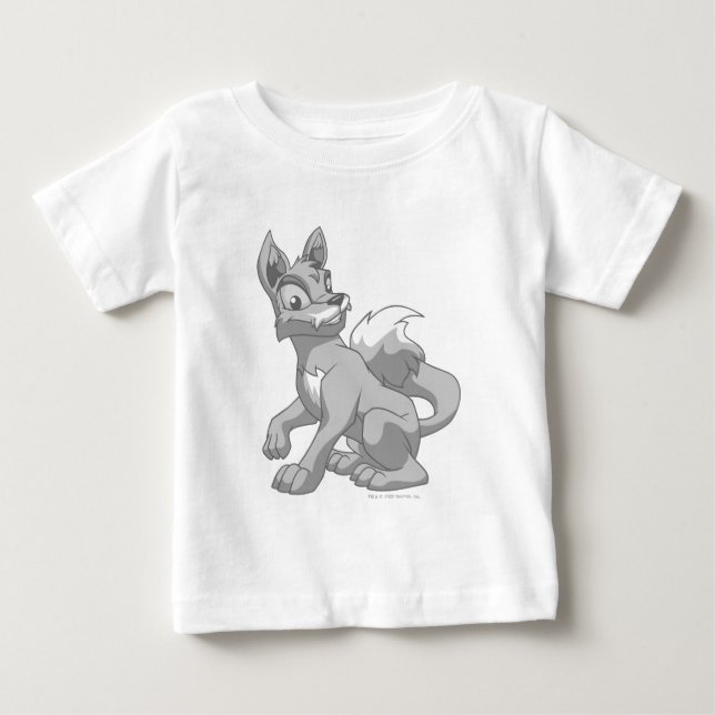 Lupe Silber Baby T-shirt (Vorderseite)