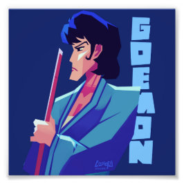 Lupin III. Der dritte Goemon-Kunstdruck Fotodruck