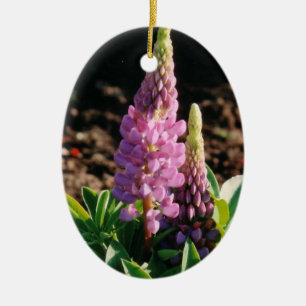 Lupin-Ornament Keramikornament