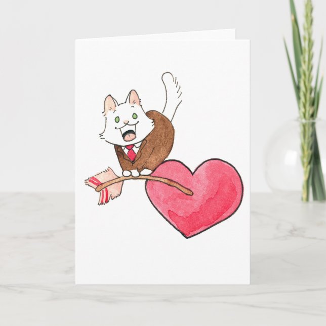 Lupin valentine feiertagskarte (Vorderseite)