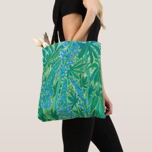 Lupine-Blume, Sommer-Wildblumen Blumenbemalung Tasche