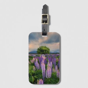 Lupine-Feld in Neuseeland Gepäckanhänger