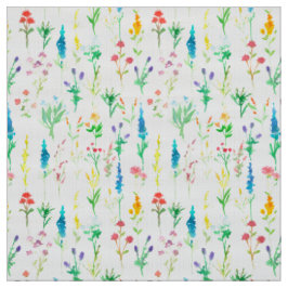 Lupine Poppies Wildblume Delikates Blumengeflecht Stoff