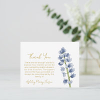 Lupine | Trauer Danke Karte