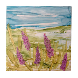 Lupinen in freier Wildbahn Fliese