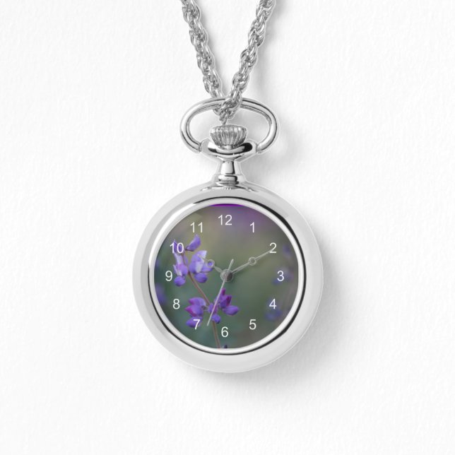 Lupinenfeld Armbanduhr (Vorderseite)