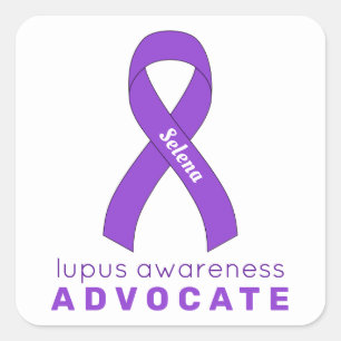 Lupus Advocate Quadratischer Aufkleber