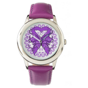 Lupus Awareness Armbanduhr
