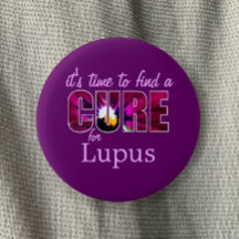 Lupus Awareness Cure / Lilac Lila Custom Floral