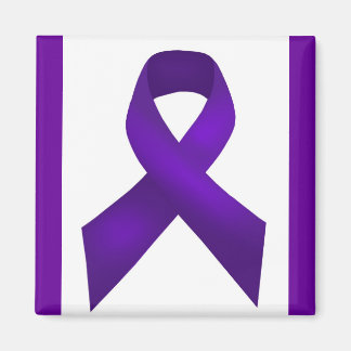 Lupus Awareness Lila Ribbon Magnet
