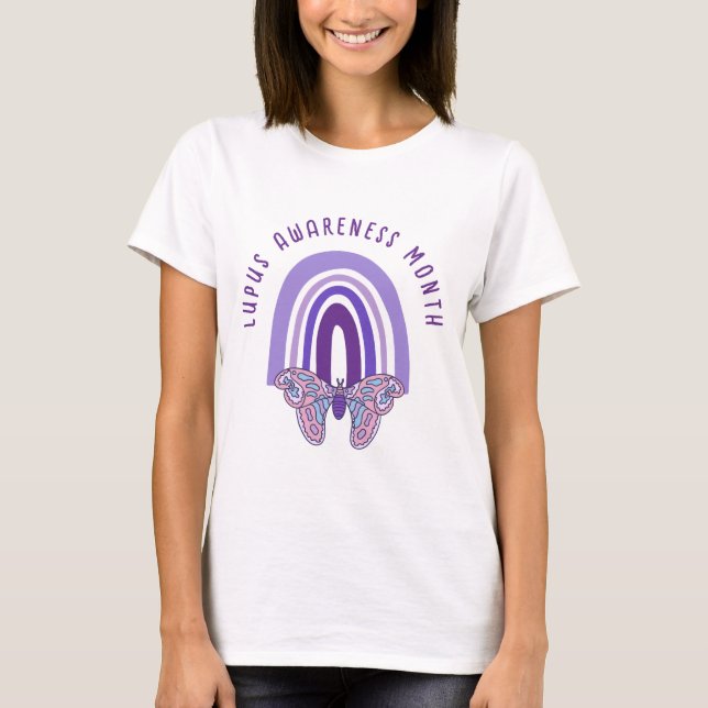 Lupus Awareness Montag T-Shirt (Vorderseite)