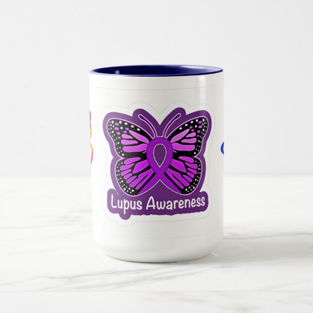 Lupus Awareness Tasse (Zentrum)