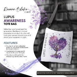 Lupus Awareness Tote Bag Tragetaschen Mit Langen Trägern