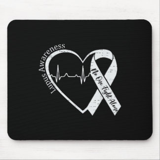 Lupus Awareness Warrior Lila Ribbon Autoimmune D Mousepad