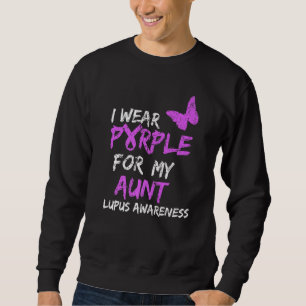 Lupus-Bewusstsein Ich Trage Lila Für Meine Tante P Sweatshirt