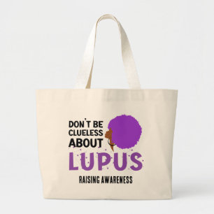 LUPUS-BEWUSSTSEIN sollte nicht unmissverständlich  Jumbo Stoffbeutel