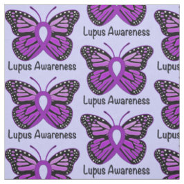 Lupus-Bewusstseins-Band mit Schmetterling Stoff