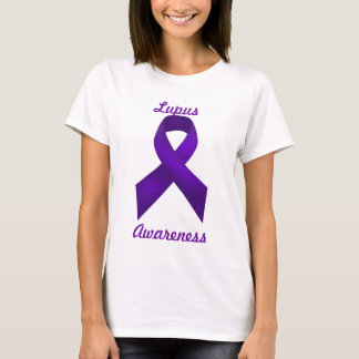 Lupus-Bewusstseins-lila Band T-Shirt