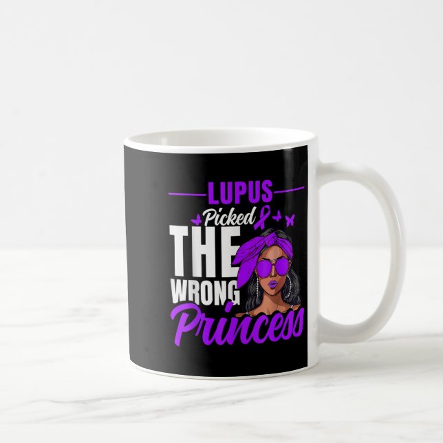 Lupus Cked The Wrong Princess - Warrior Lupus Awar Kaffeetasse (Rechts)