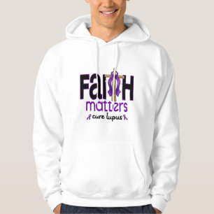 Lupus-Glauben-Angelegenheits-Kreuz 1 Hoodie