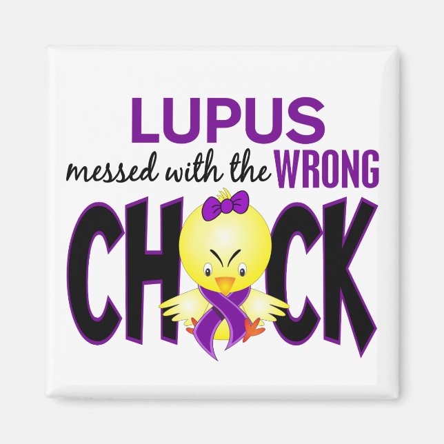 Lupus hat sich mit dem falschen Schwanz verständig Magnet (Vorne)