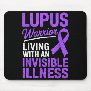 Lupus Krieger, der mit einer unsichtbaren Krankhei Mousepad
