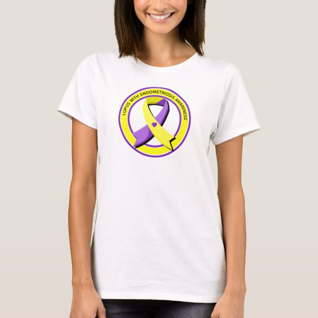 Lupus mit Endometriose T-Shirt (Vorderseite)