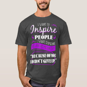 Lupus Schmetterling Rash Cure Lila Rippe T-Shirt