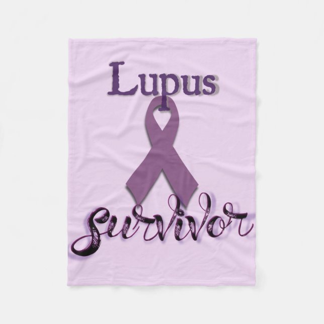 Lupus Survivor Fleecedecke (Vorderseite)