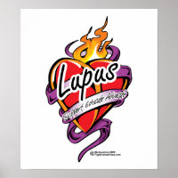 Lupus Tattoo Heart