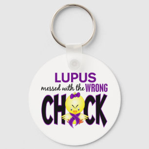 Lupus verwirrt mit dem falschen Küken Schlüsselanhänger