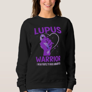 LUPUS WARRIOR Lila, kundenspezifische Sensibilisie Sweatshirt