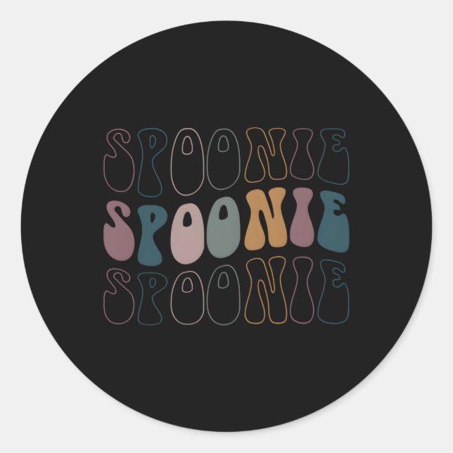 Lupus Warrior Spoonie Runder Aufkleber (Vorderseite)