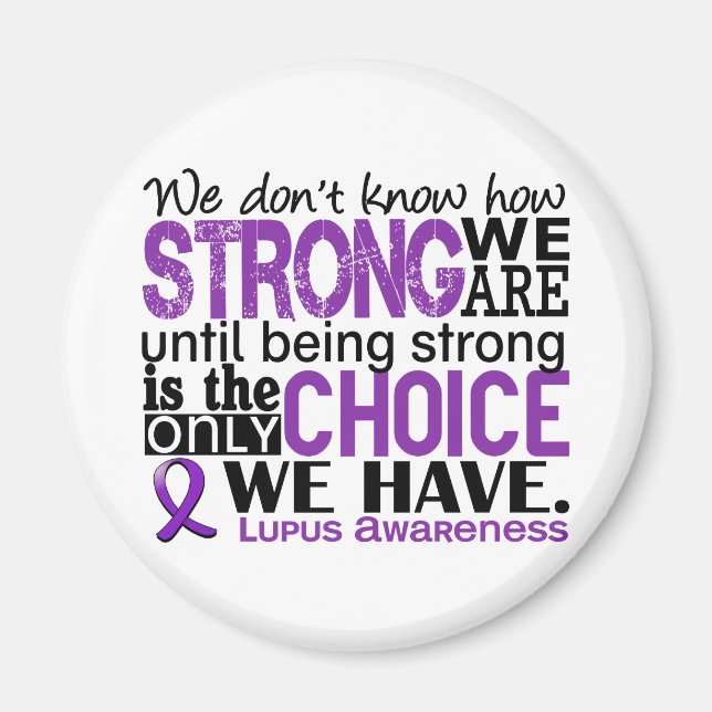 Lupus wie stark wir sind magnet (Vorne)