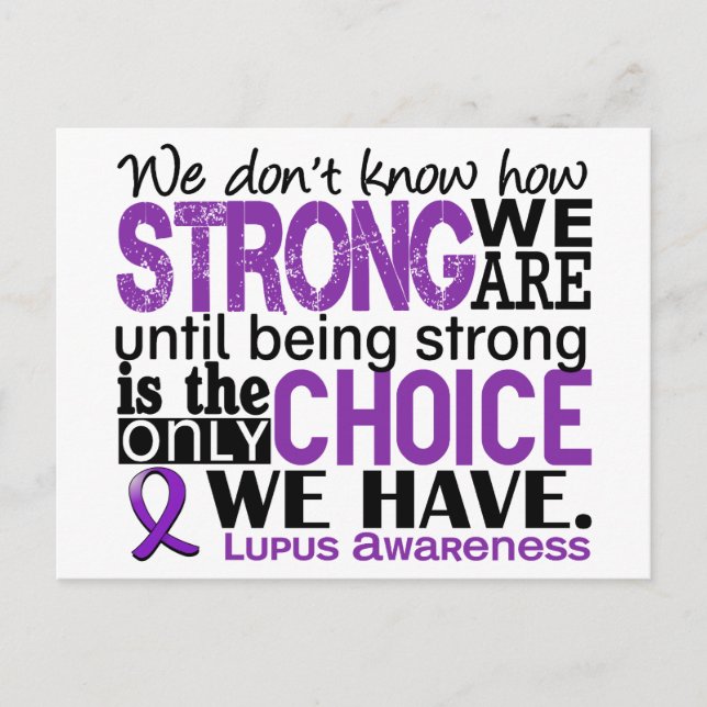 Lupus wie stark wir sind postkarte (Vorderseite)