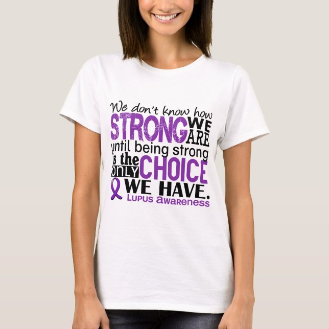 Lupus, wie stark wir sind T-Shirt (Vorderseite)