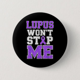 Lupus wird nicht aufhören Krieger Kämpfer Bewussts Button