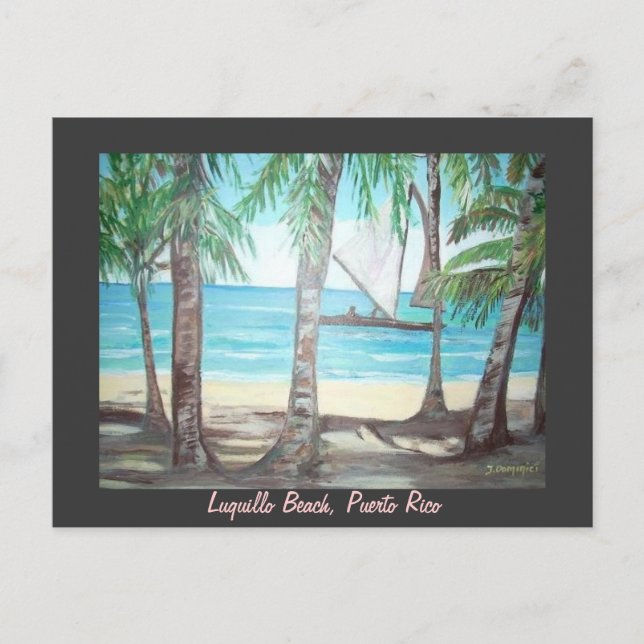 Luquillo Beach, Postkarte (Vorderseite)